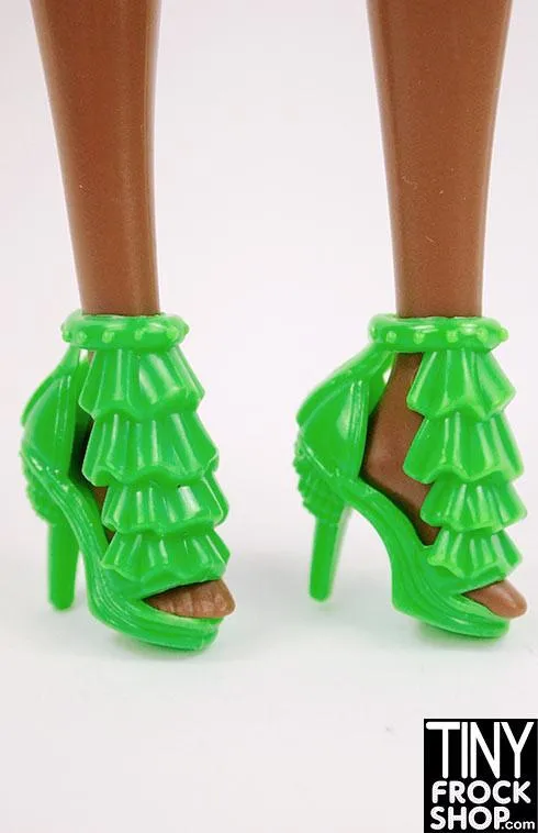 12" Fashion Doll Blue Pirate Heels