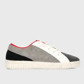 Airwalk Mens One Sneaker Grey/black/red _ 181366 _ Grey