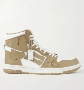 AMIRI SKEL LEATHER HIGH-TOP SNEAKERS