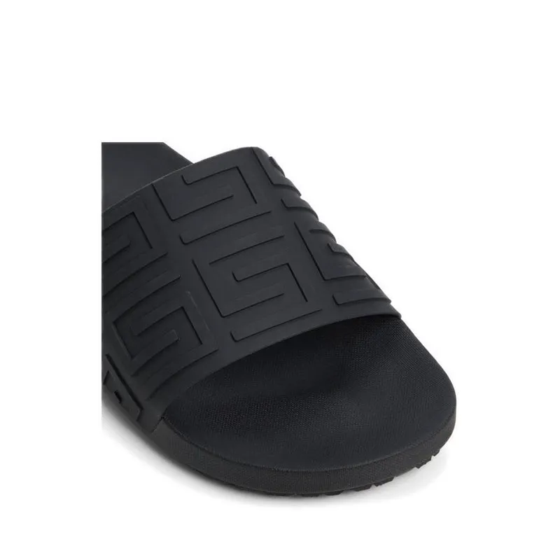 Atrani Men's Flat Sandals - Black