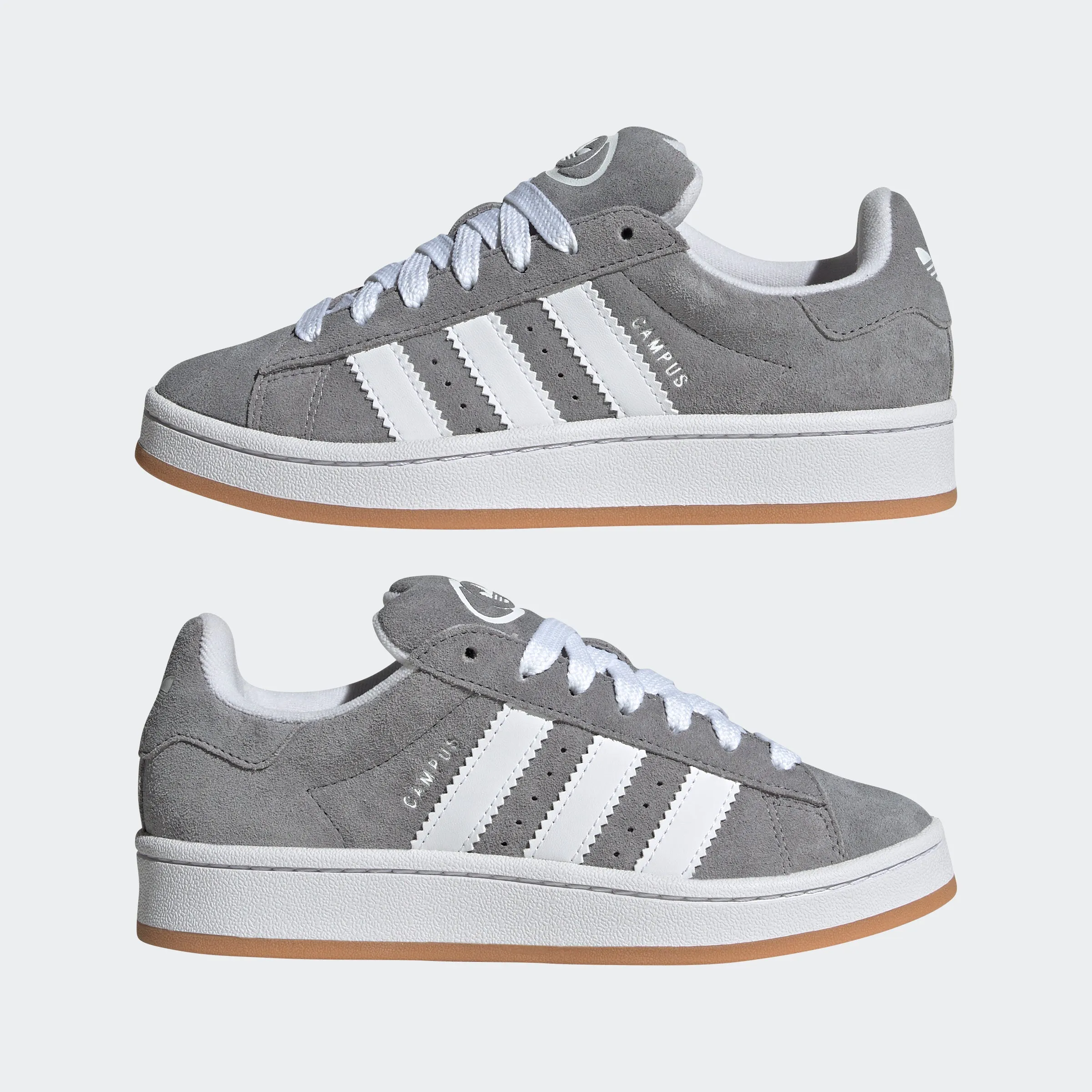 Big Kids adidas Originals Campus 00s Shoes Grey Three