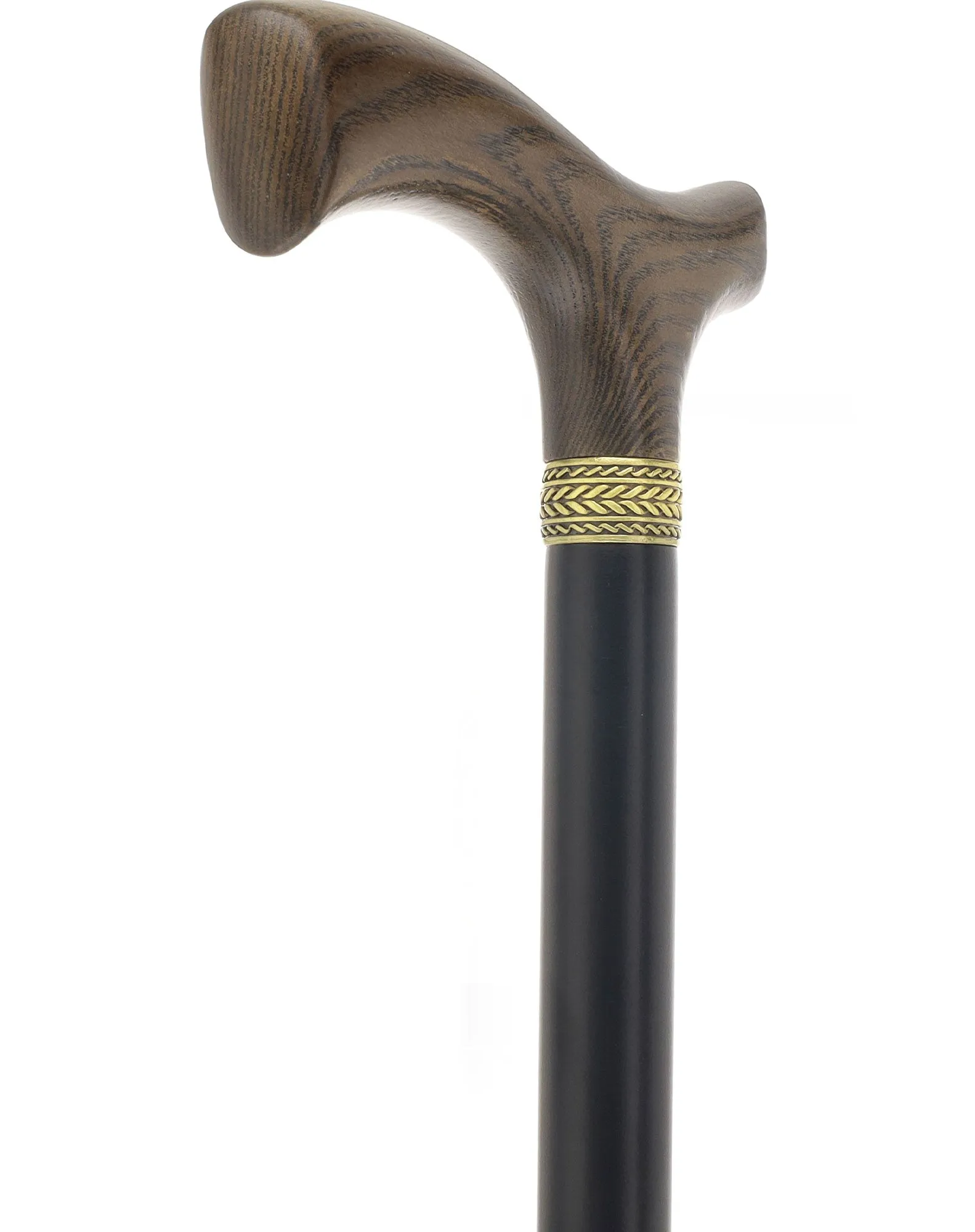 Black Ash Comfort Fritz Cane: Sleek Beechwood Shaft