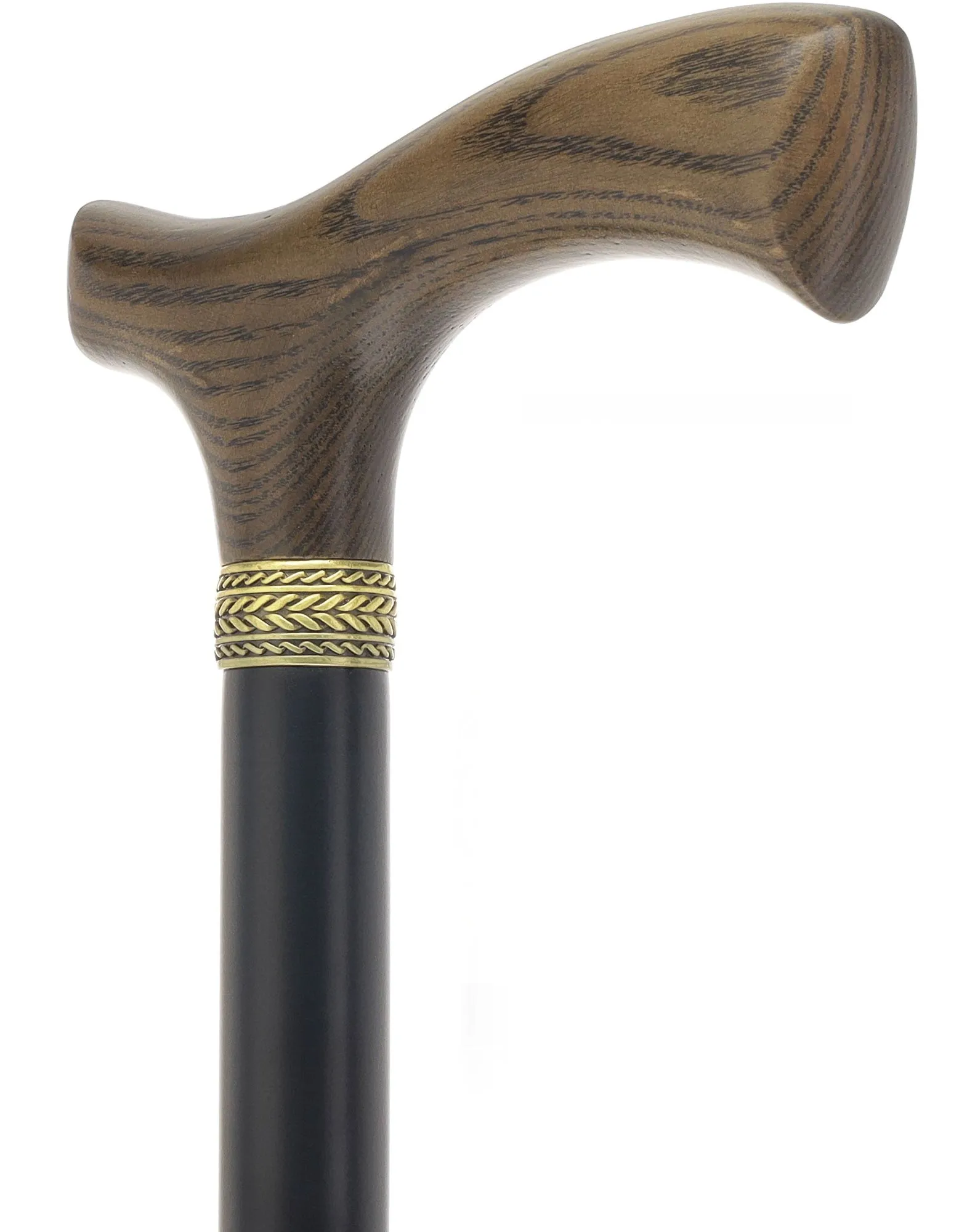 Black Ash Comfort Fritz Cane: Sleek Beechwood Shaft