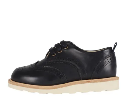 Brando Brogue Black Leather