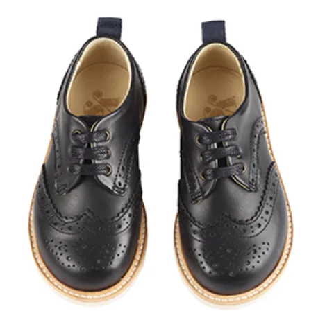 Brando Brogue Black Leather