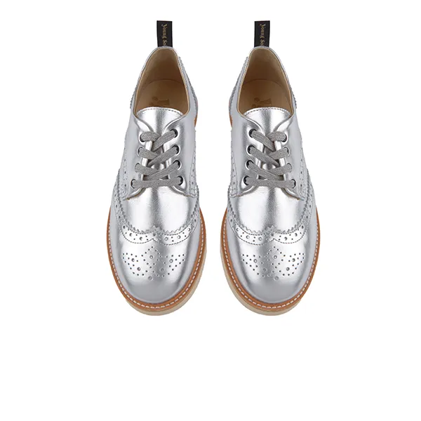 Brando Brogue Silver Leather