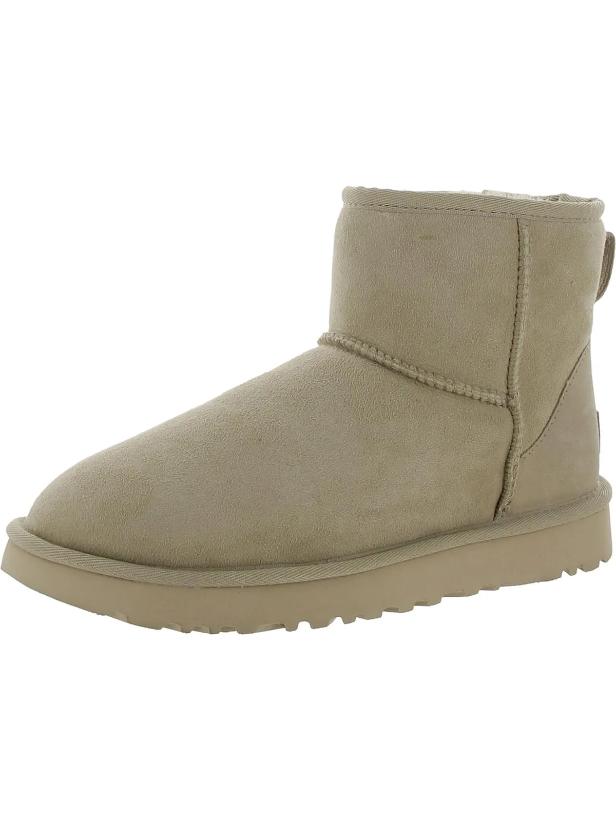 Classic Mini II Womens Suede Cold Weather Shearling Boots