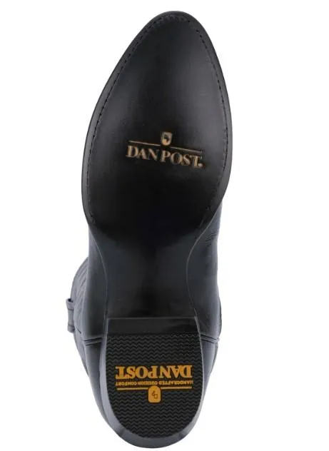 Dan Post Men's Milwaukee Black Leather Cowboy Boots DP2110R