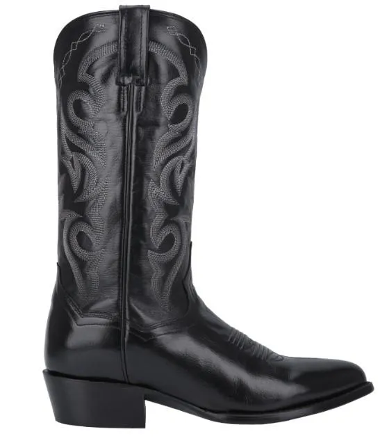 Dan Post Men's Milwaukee Black Leather Cowboy Boots DP2110R