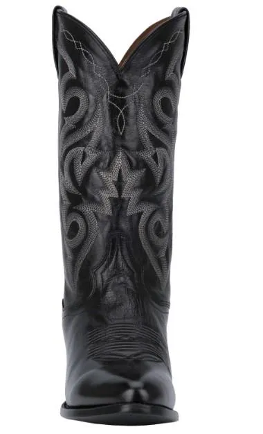 Dan Post Men's Milwaukee Black Leather Cowboy Boots DP2110R