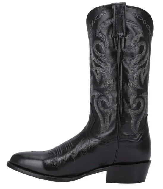 Dan Post Men's Milwaukee Black Leather Cowboy Boots DP2110R