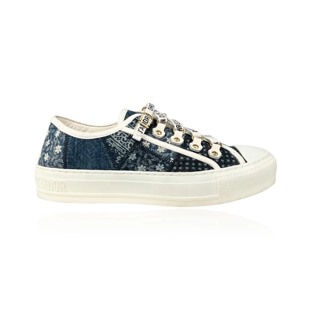 Dior Walk 'n' Dior Patchwork Denim Sneaker