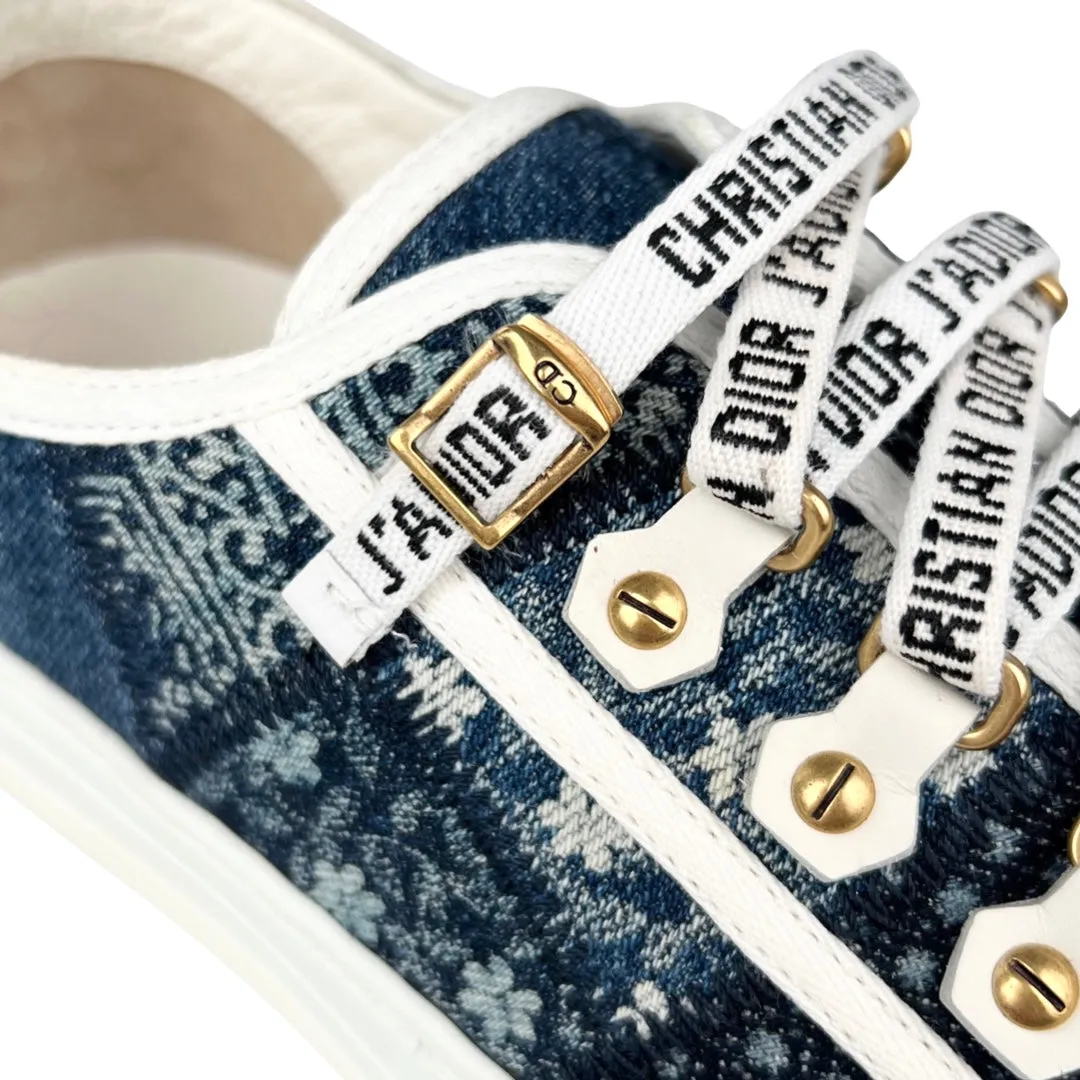 Dior Walk 'n' Dior Patchwork Denim Sneaker
