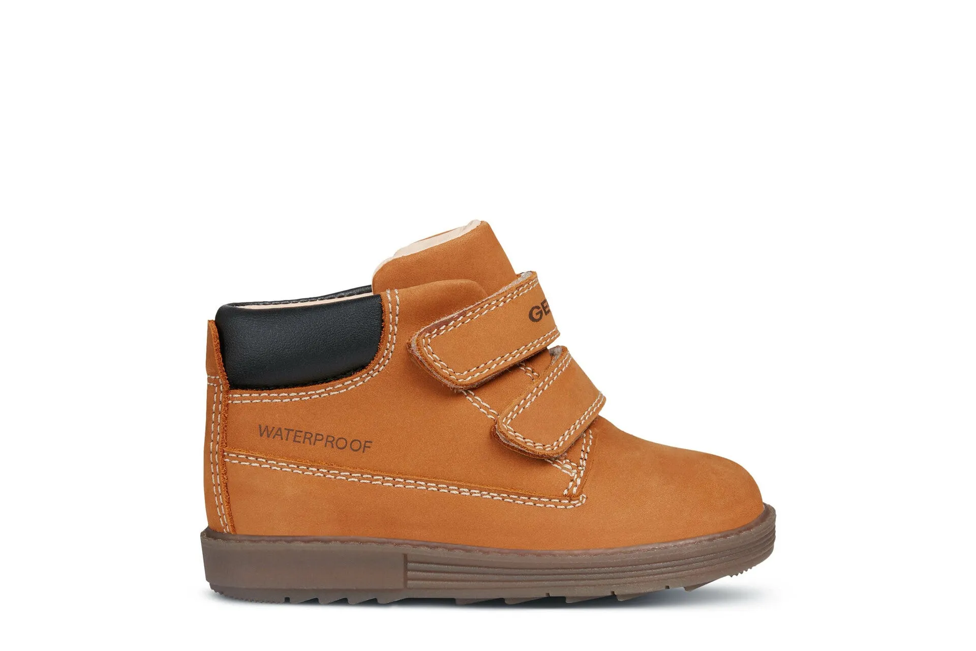 Geox Kids Boots | Hynde Velcro | Tan