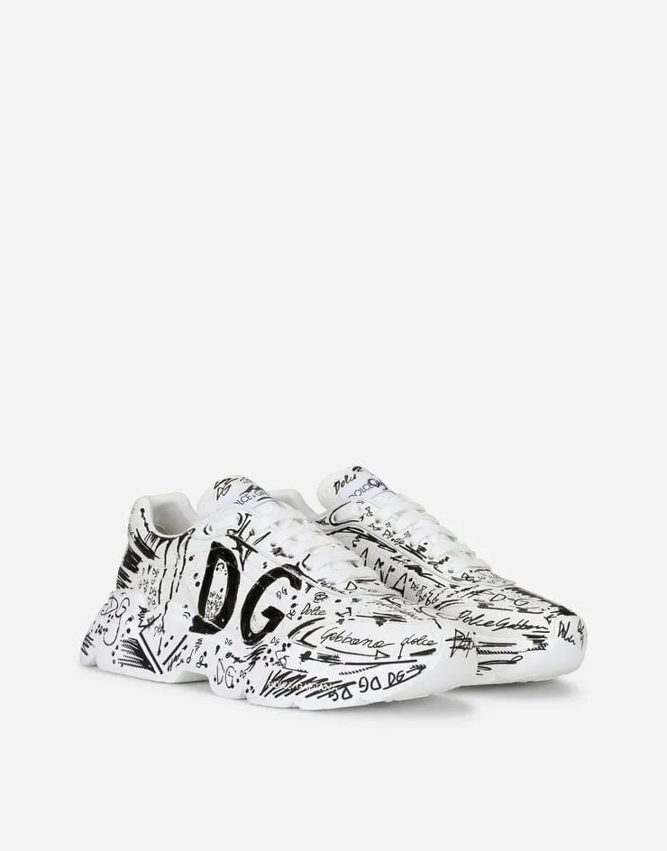 Hand-Painted Graffiti Daymaster Sneakers