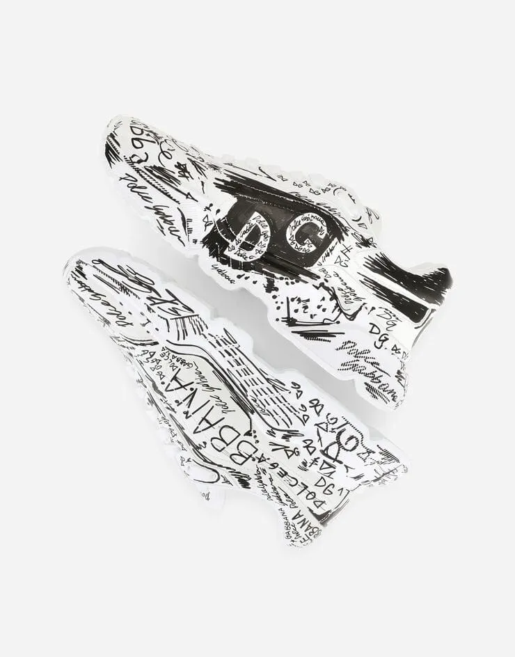 Hand-Painted Graffiti Daymaster Sneakers