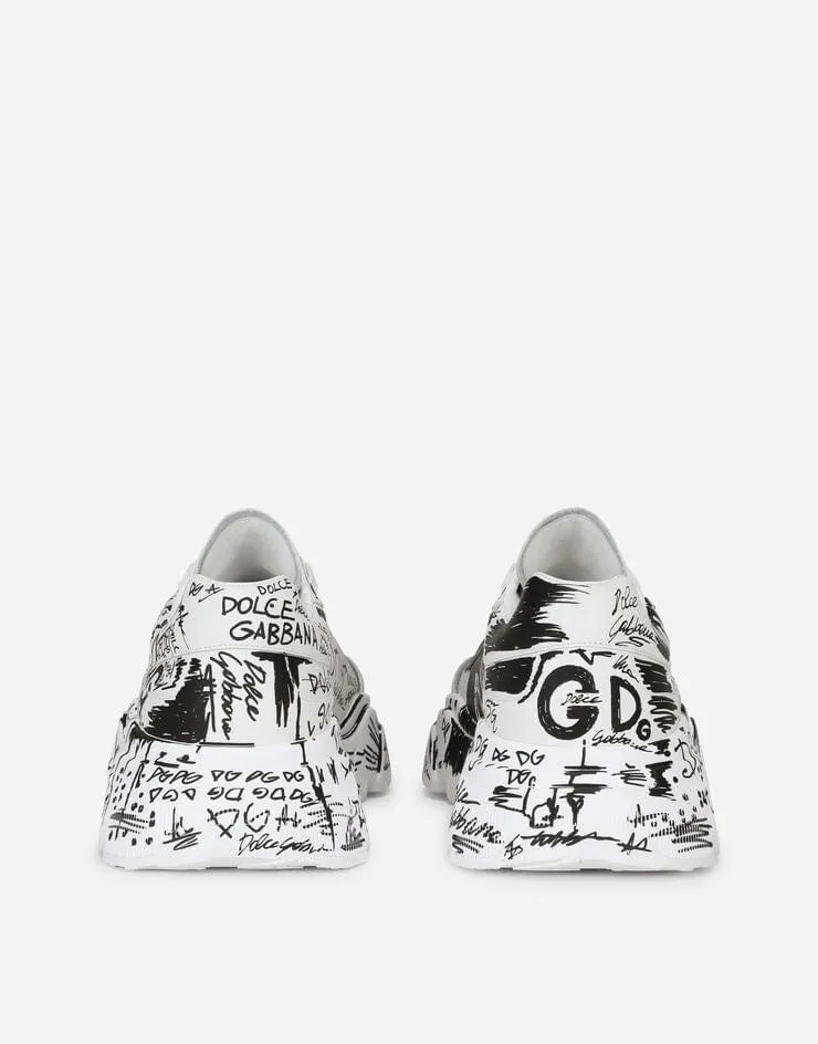 Hand-Painted Graffiti Daymaster Sneakers
