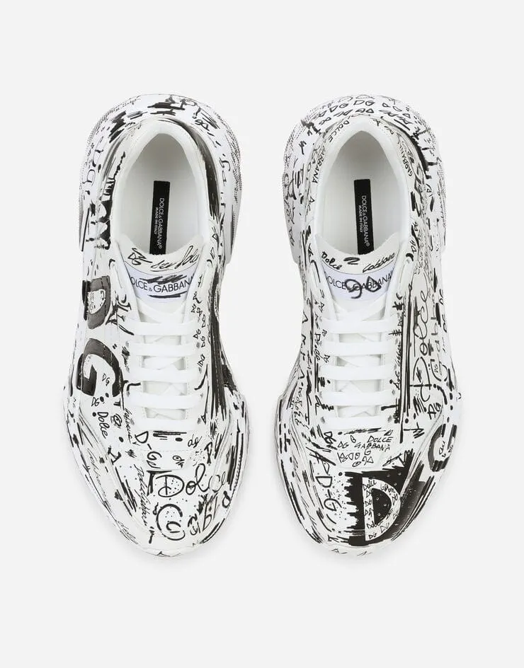 Hand-Painted Graffiti Daymaster Sneakers