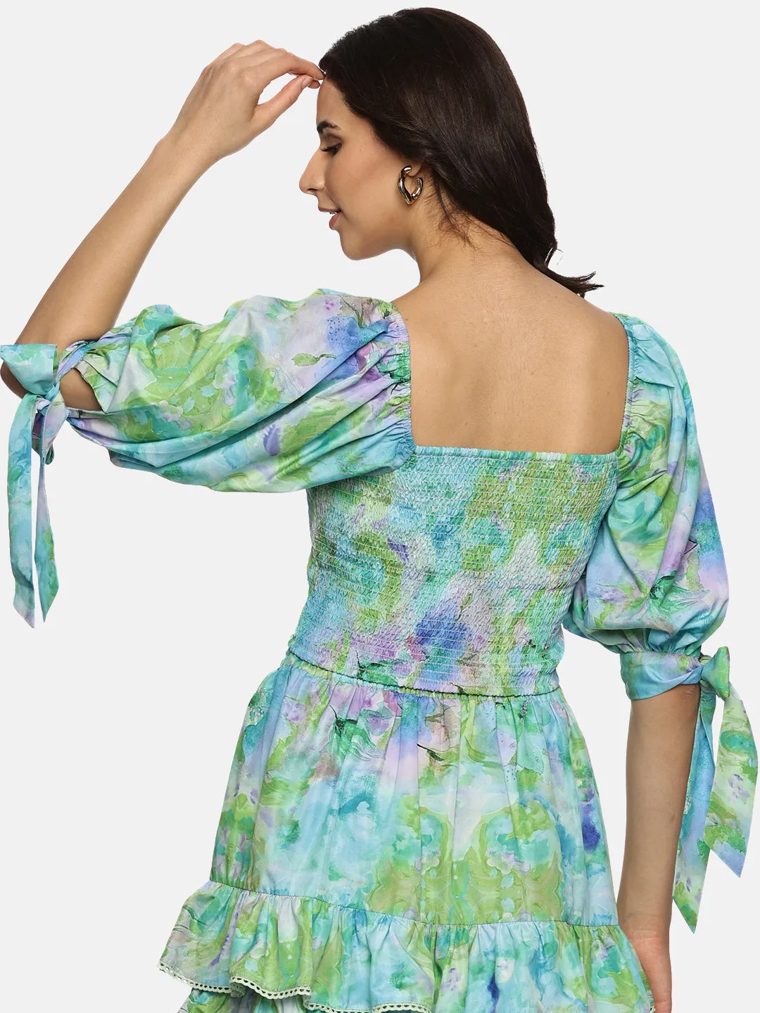 IS.U Floral Multi color Co-ord Set