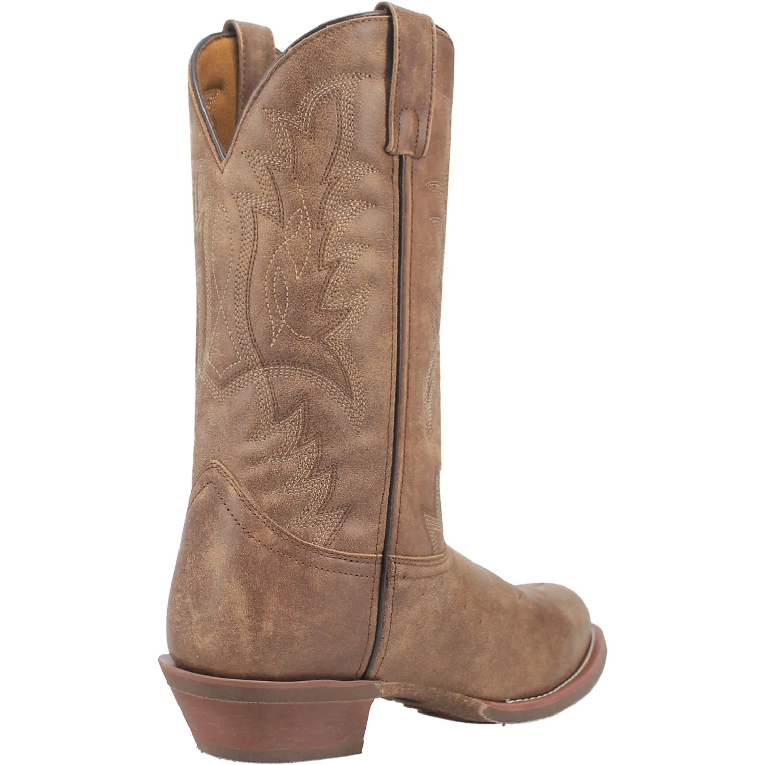 Laredo Mens Weller Tan Leather Western Work Boots 10.5 EW