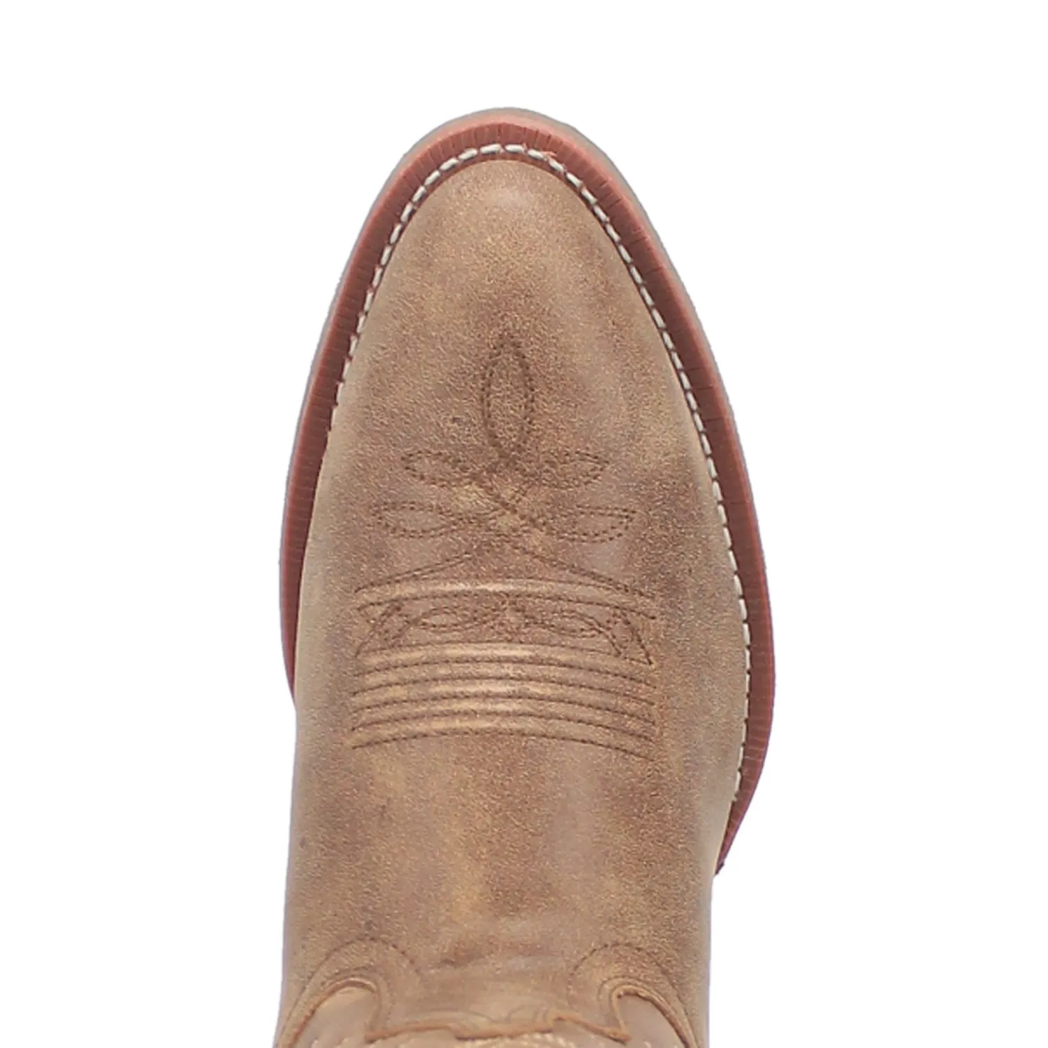 Laredo Mens Weller Tan Leather Western Work Boots 10.5 EW