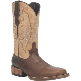 Laredo Womens Delaney Dark Brown Leather Cowboy Boots 6.5 M