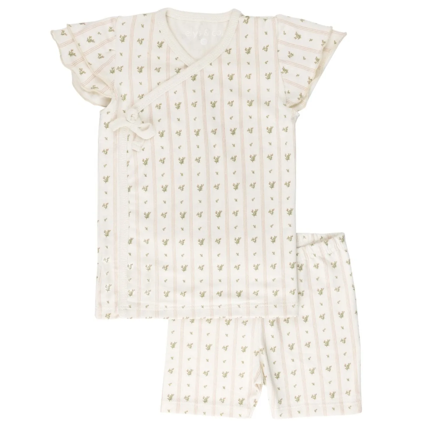 Linear Floral Lounge Set