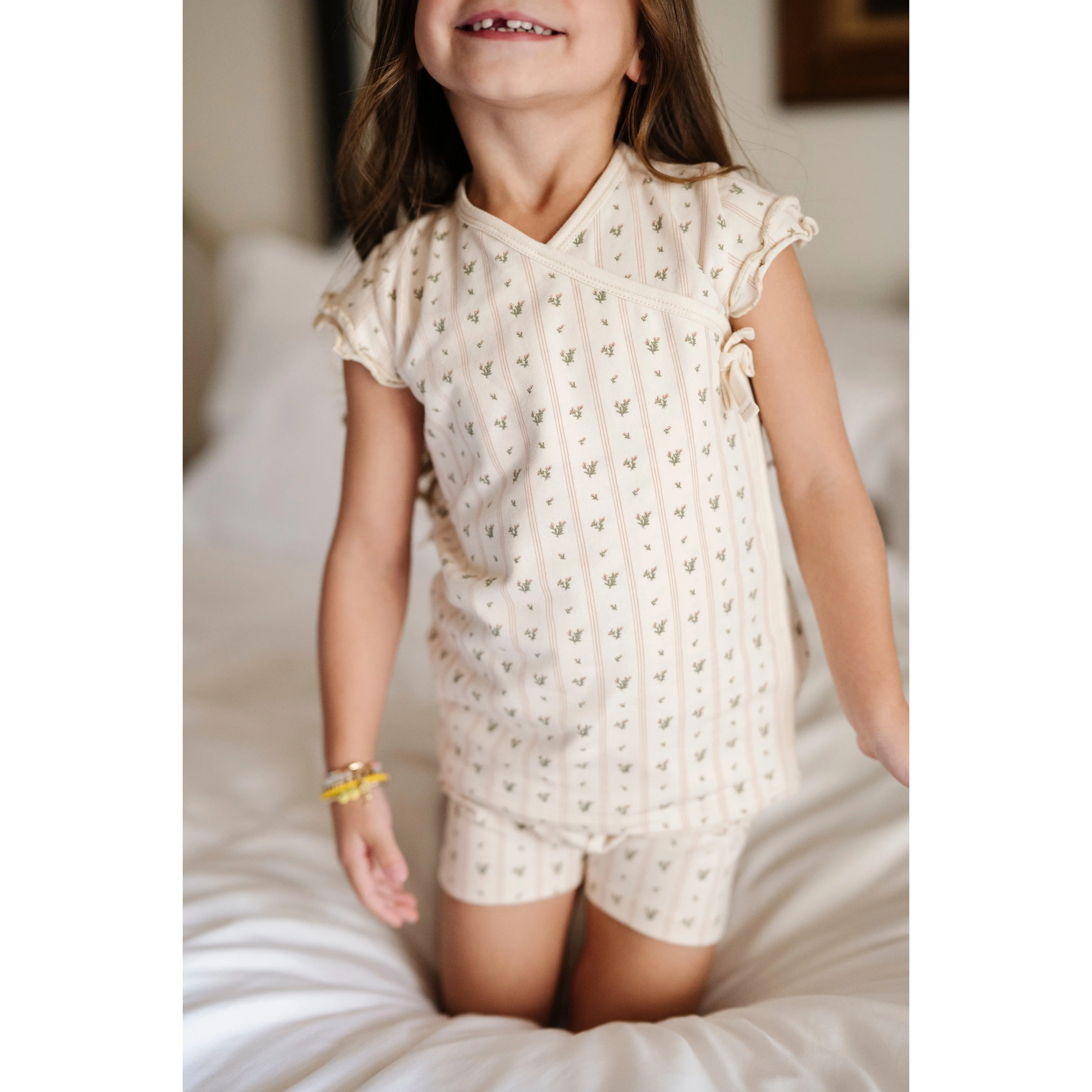 Linear Floral Lounge Set
