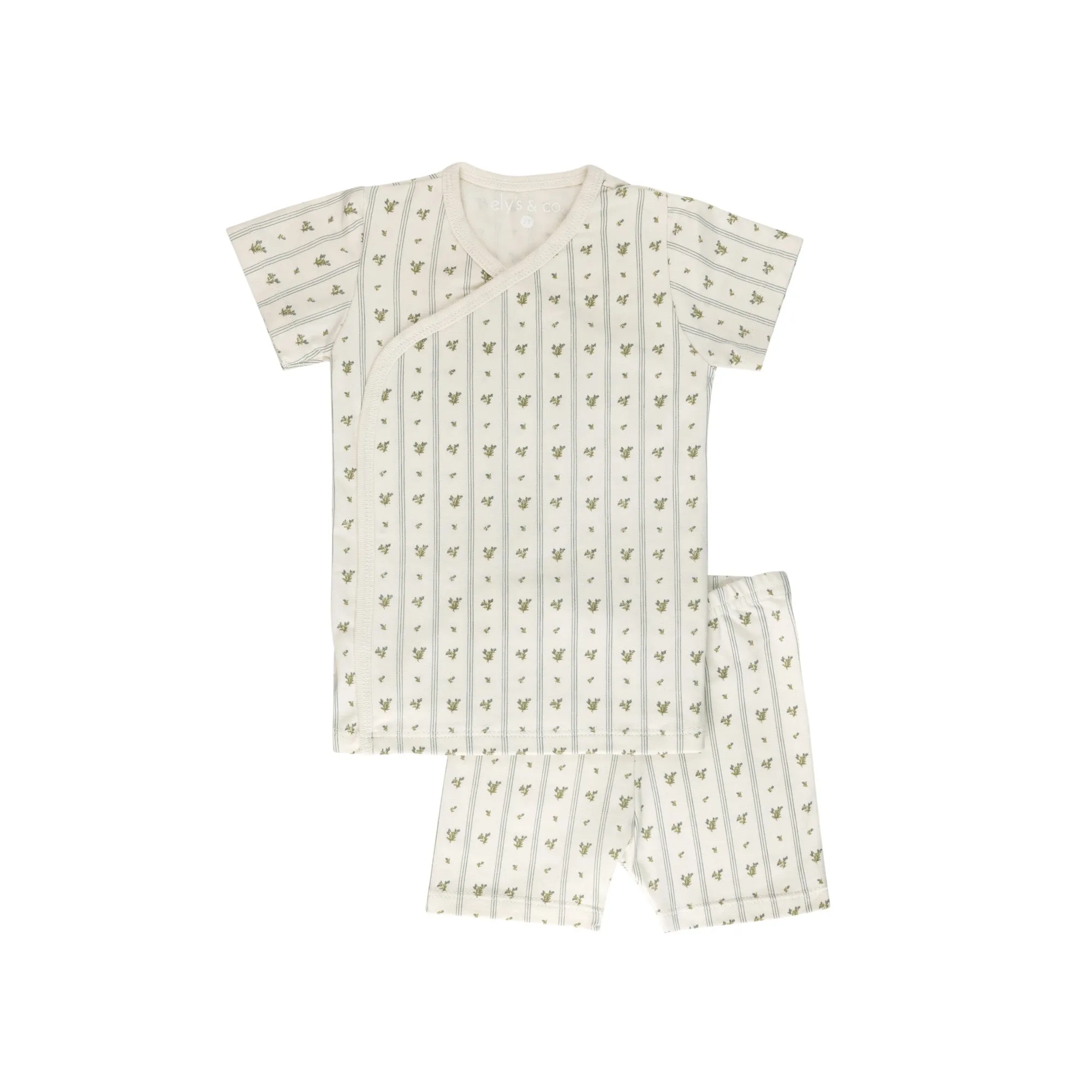 Linear Floral Lounge Set