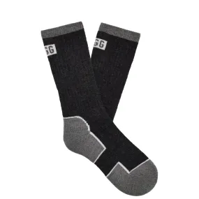 LUANN SOCK CHARCOAL