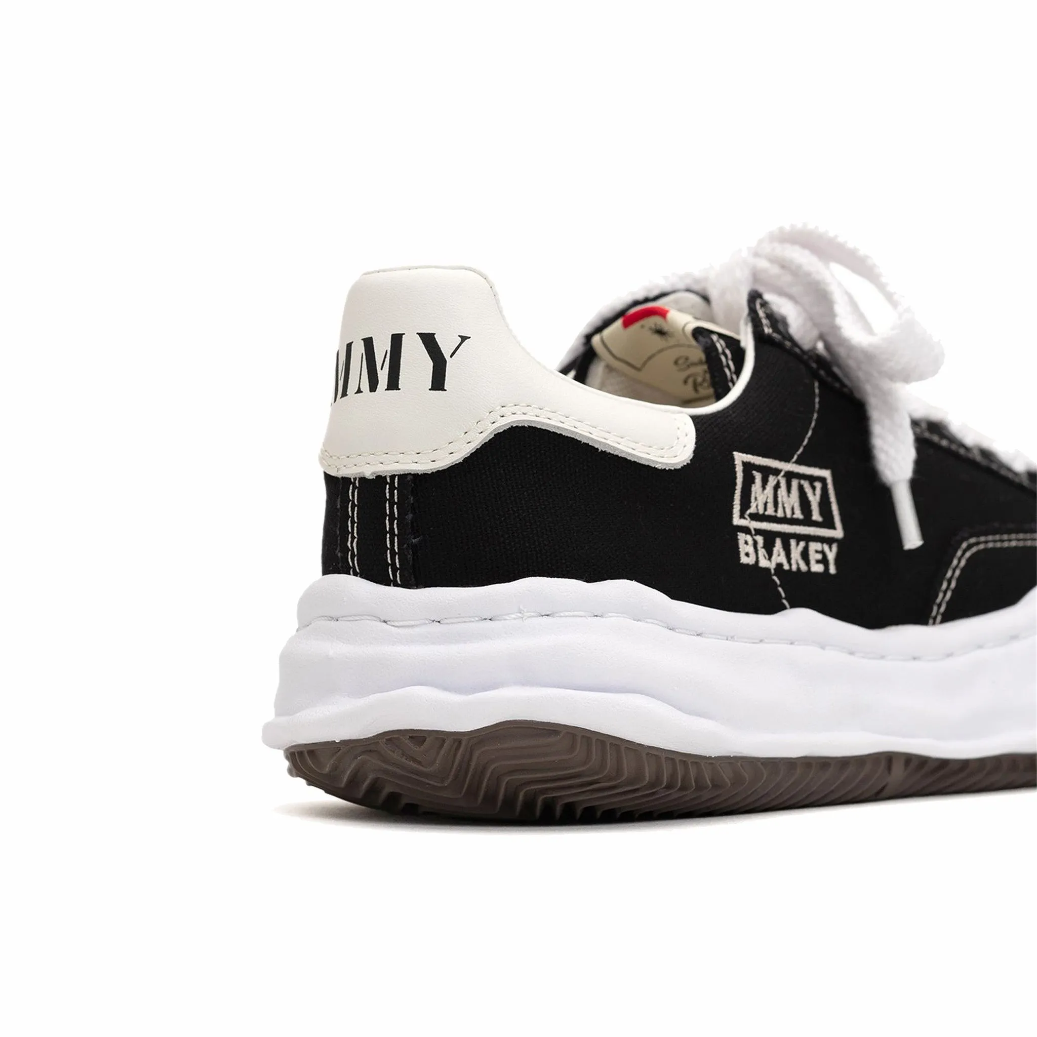 Maison MIHARA YASUHIRO "Blakey" OG Sole Canvas Low-Top Sneaker (Black)