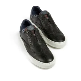 Men Dennton-Brogue Leather Cupsole - Black