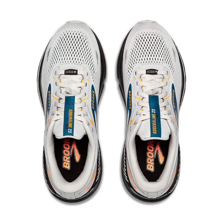 MEN'S ADRENALINE 23 GTX - D - 071 OYSTER MUSHROOM/ORANGE/BLUE