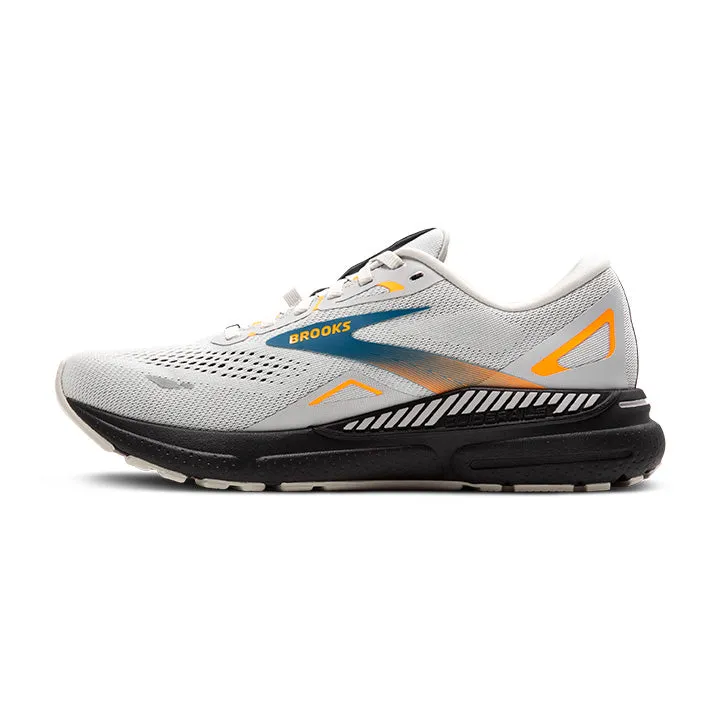 MEN'S ADRENALINE 23 GTX - D - 071 OYSTER MUSHROOM/ORANGE/BLUE