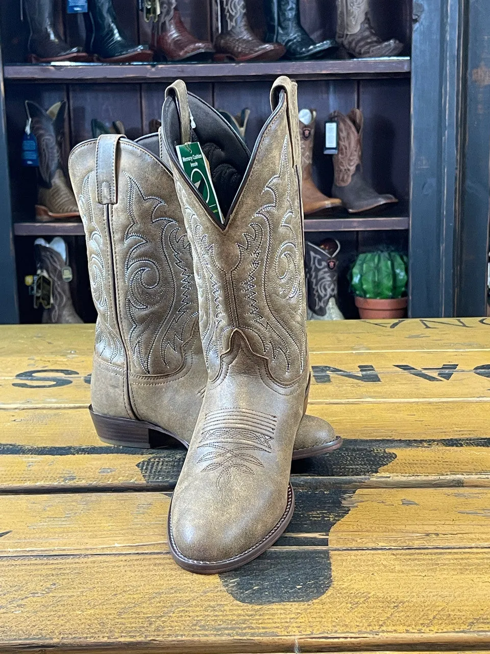 Men's Dalton Brown Round Toe Boot By Smoky Mountain Boots 4312