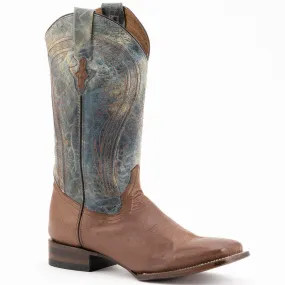 Men's Ferrini Morgan Smooth Ostrich Square Toe Boot 1029307