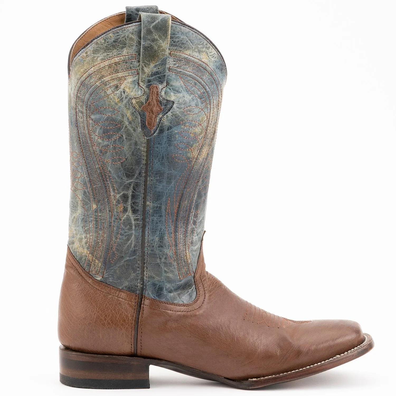 Men's Ferrini Morgan Smooth Ostrich Square Toe Boot 1029307