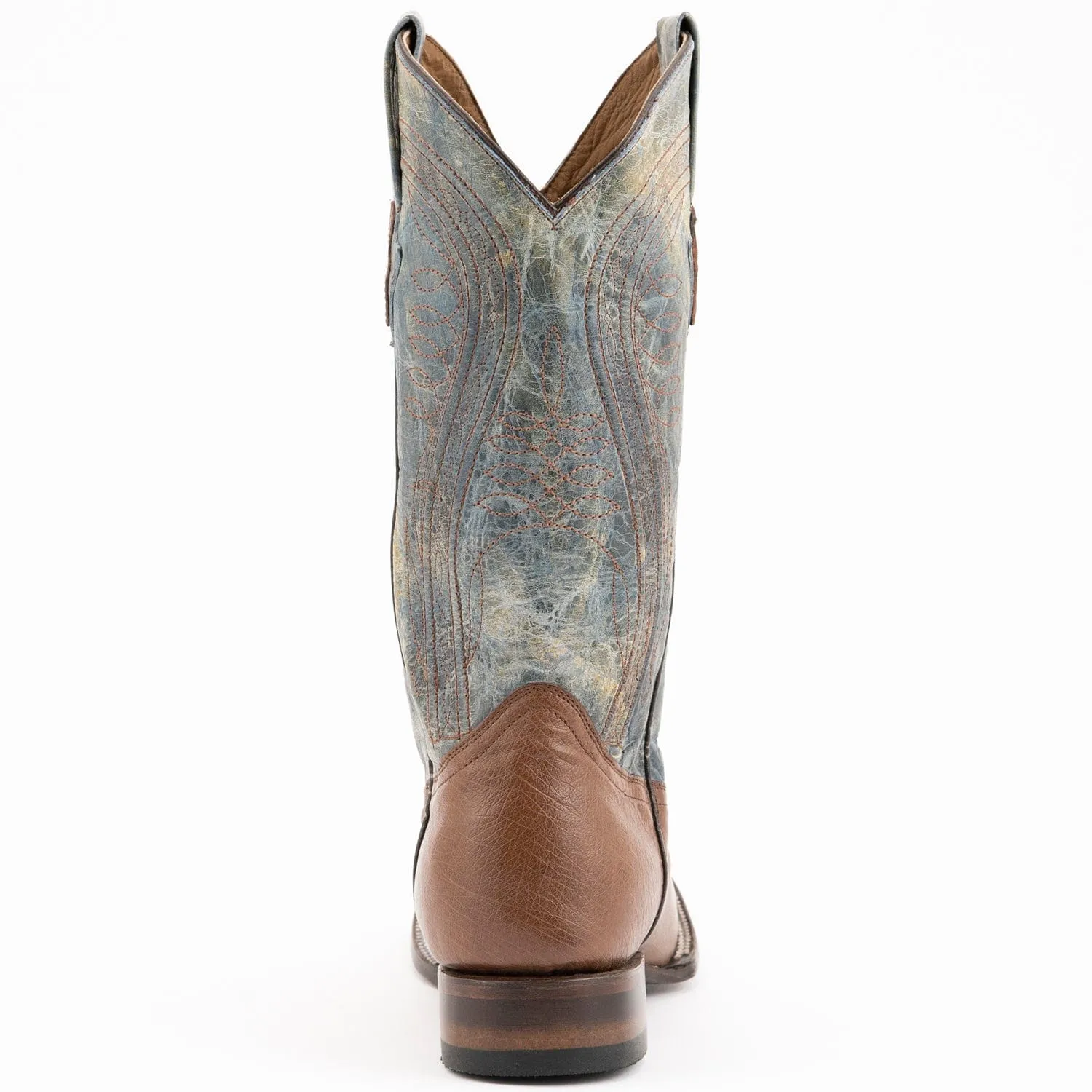 Men's Ferrini Morgan Smooth Ostrich Square Toe Boot 1029307