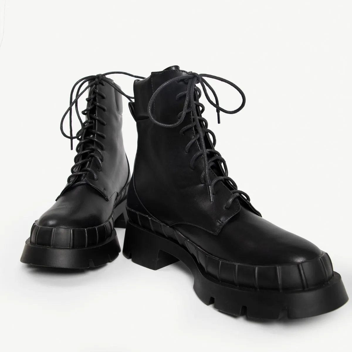 RAID Prestone Chunky Ankle Boot in Black