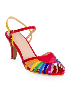 Rainbow Heart Sandal