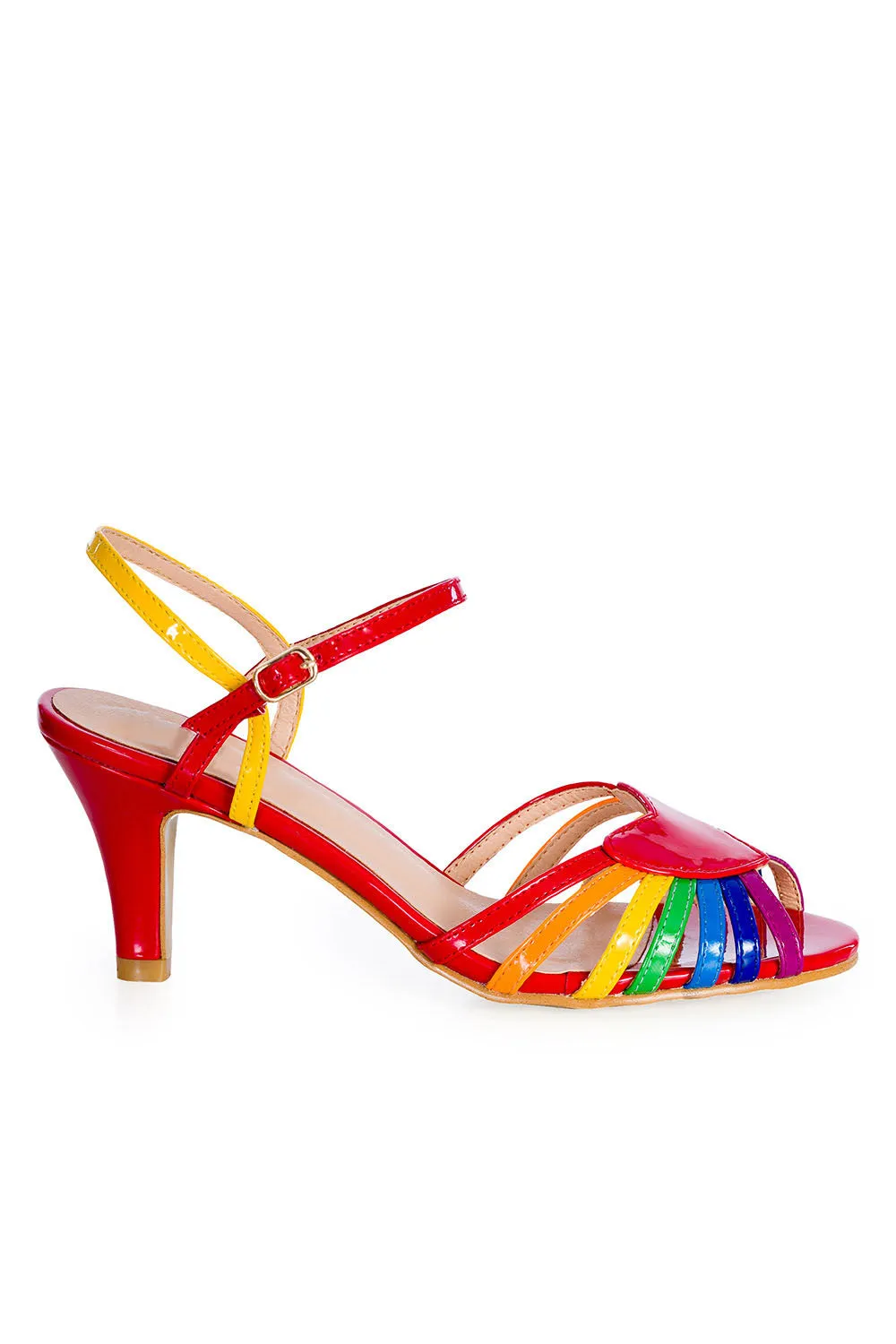 Rainbow Heart Sandal