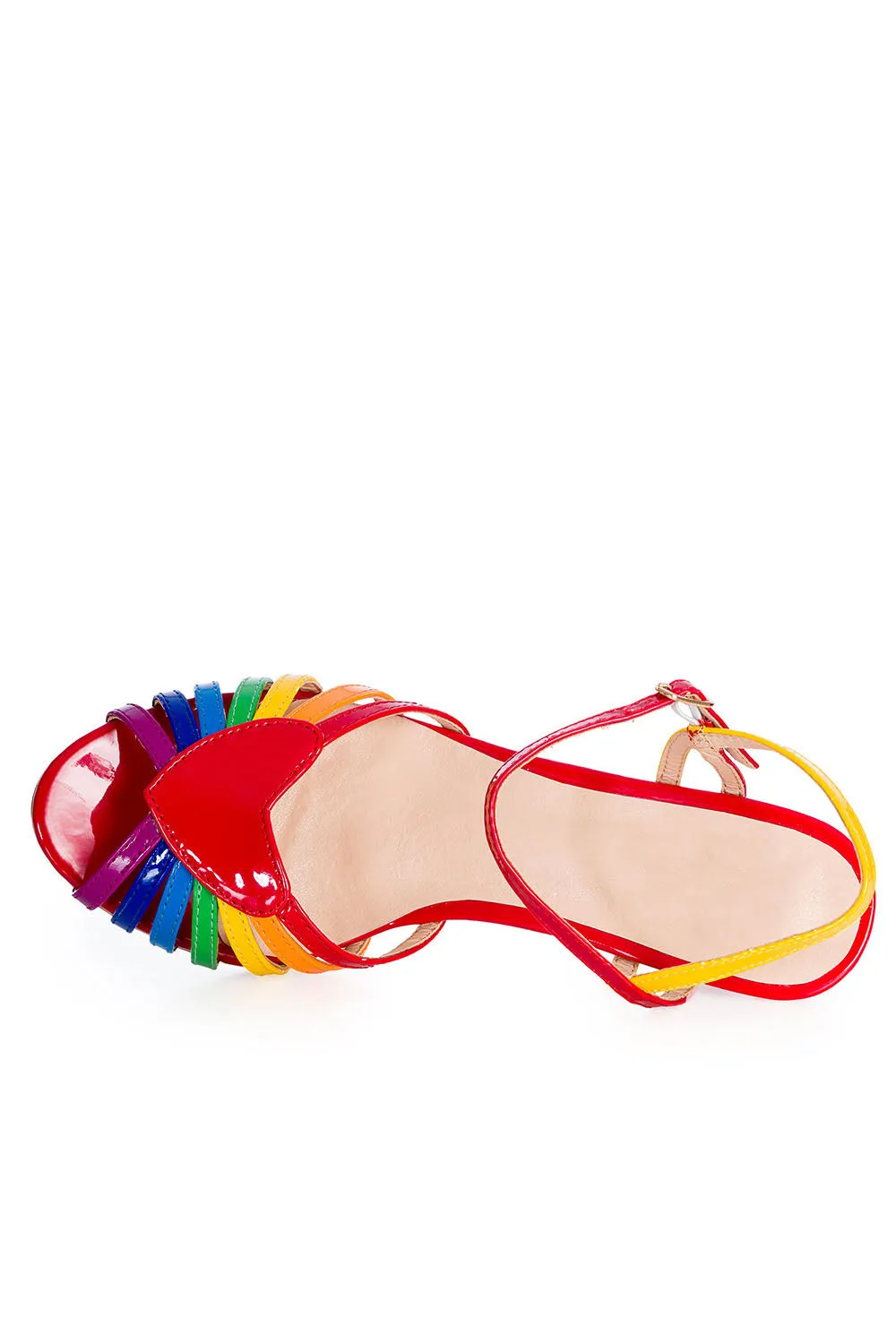 Rainbow Heart Sandal