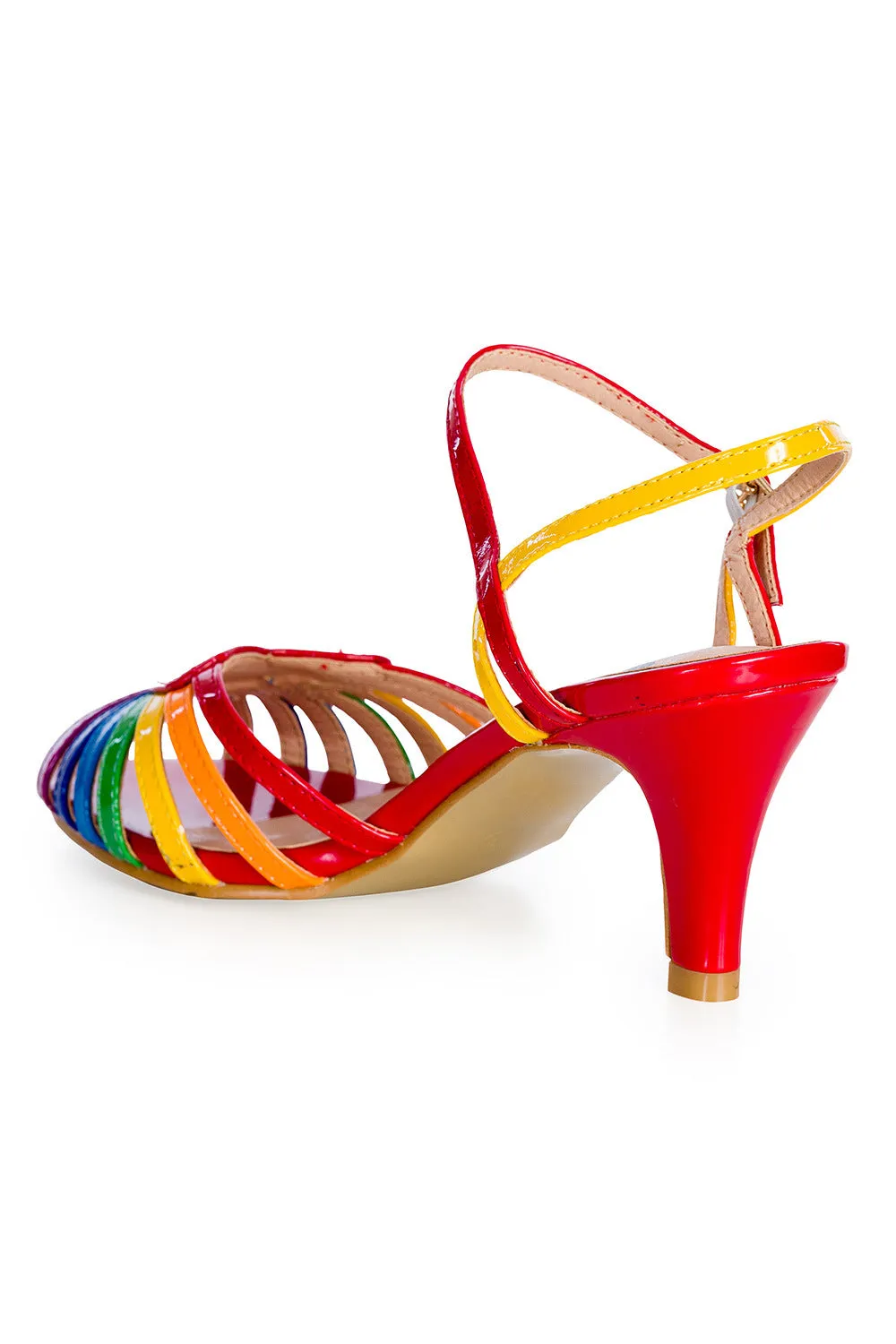 Rainbow Heart Sandal