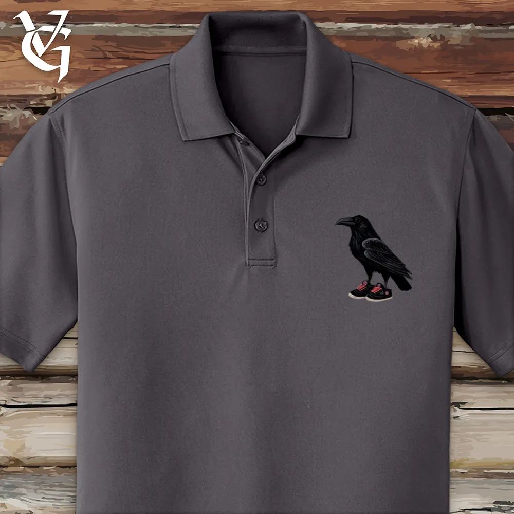 Raven Wearing Sneakers Polo