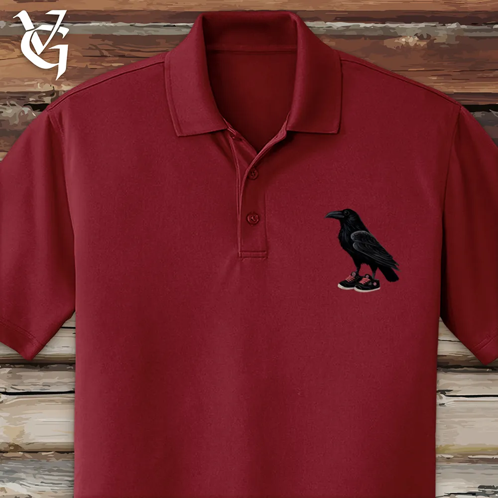 Raven Wearing Sneakers Polo