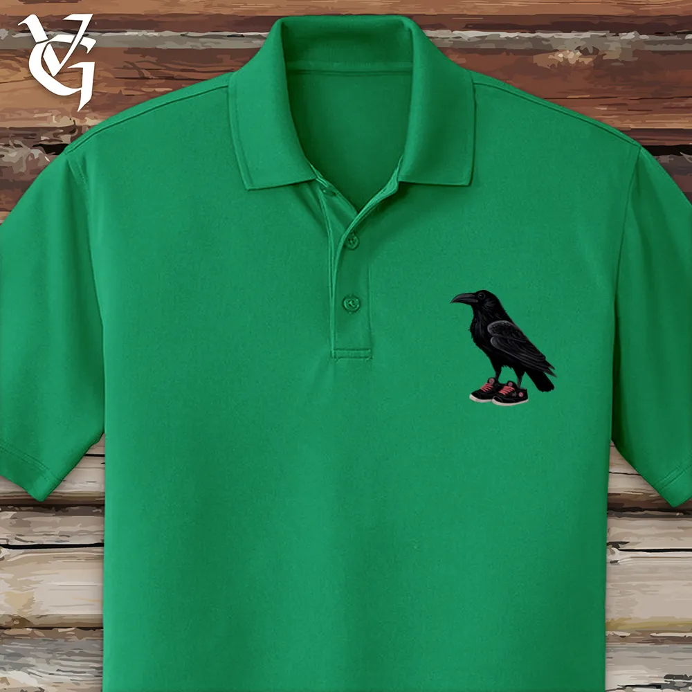 Raven Wearing Sneakers Polo