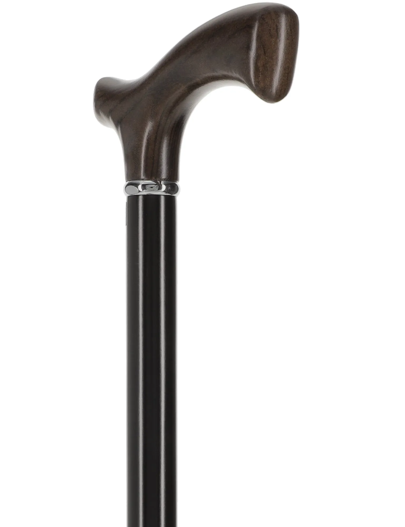 Scratch and Dent Black Ash Comfort Fritz Cane: Sleek Beechwood Shaft V3350