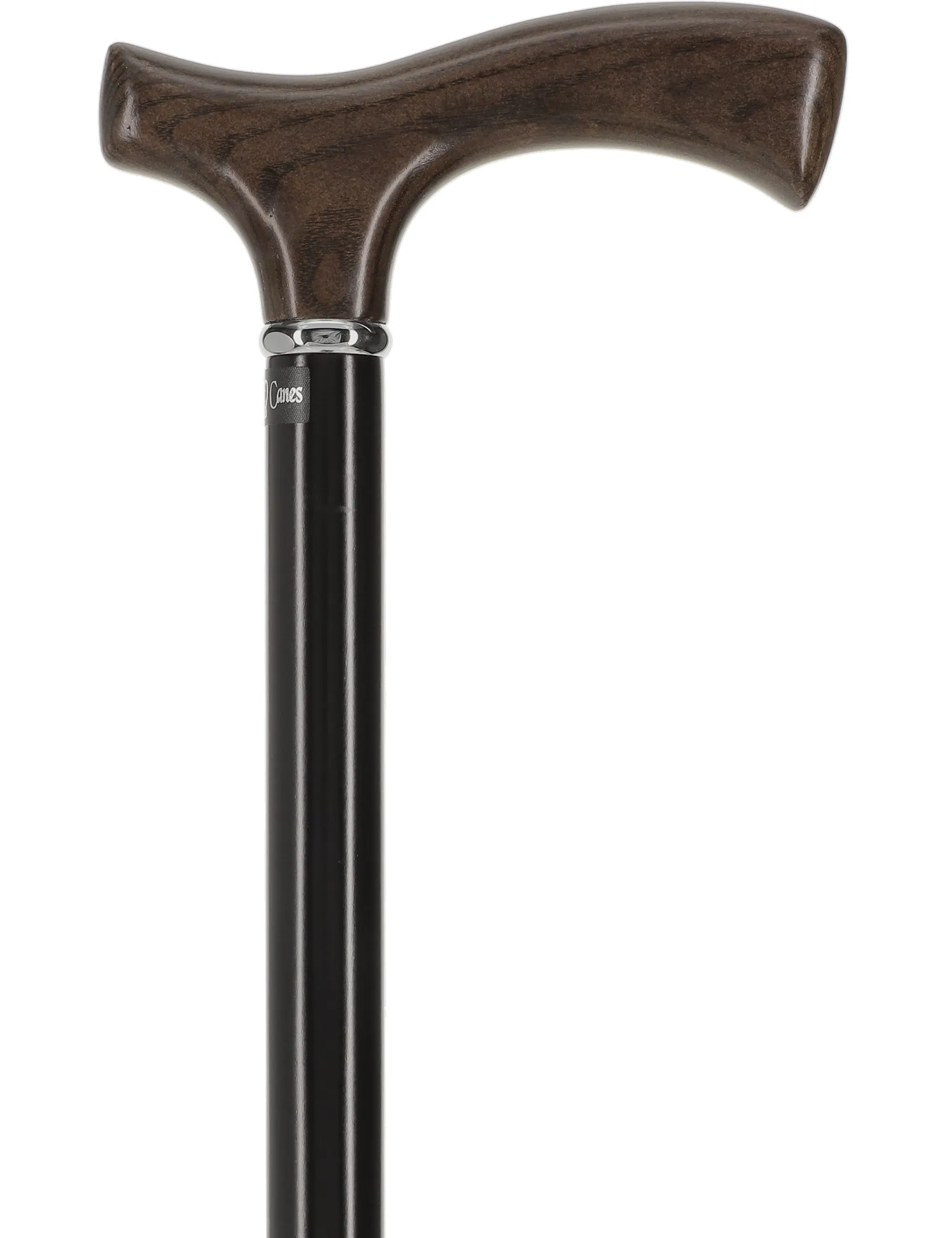 Scratch and Dent Black Ash Comfort Fritz Cane: Sleek Beechwood Shaft V3350