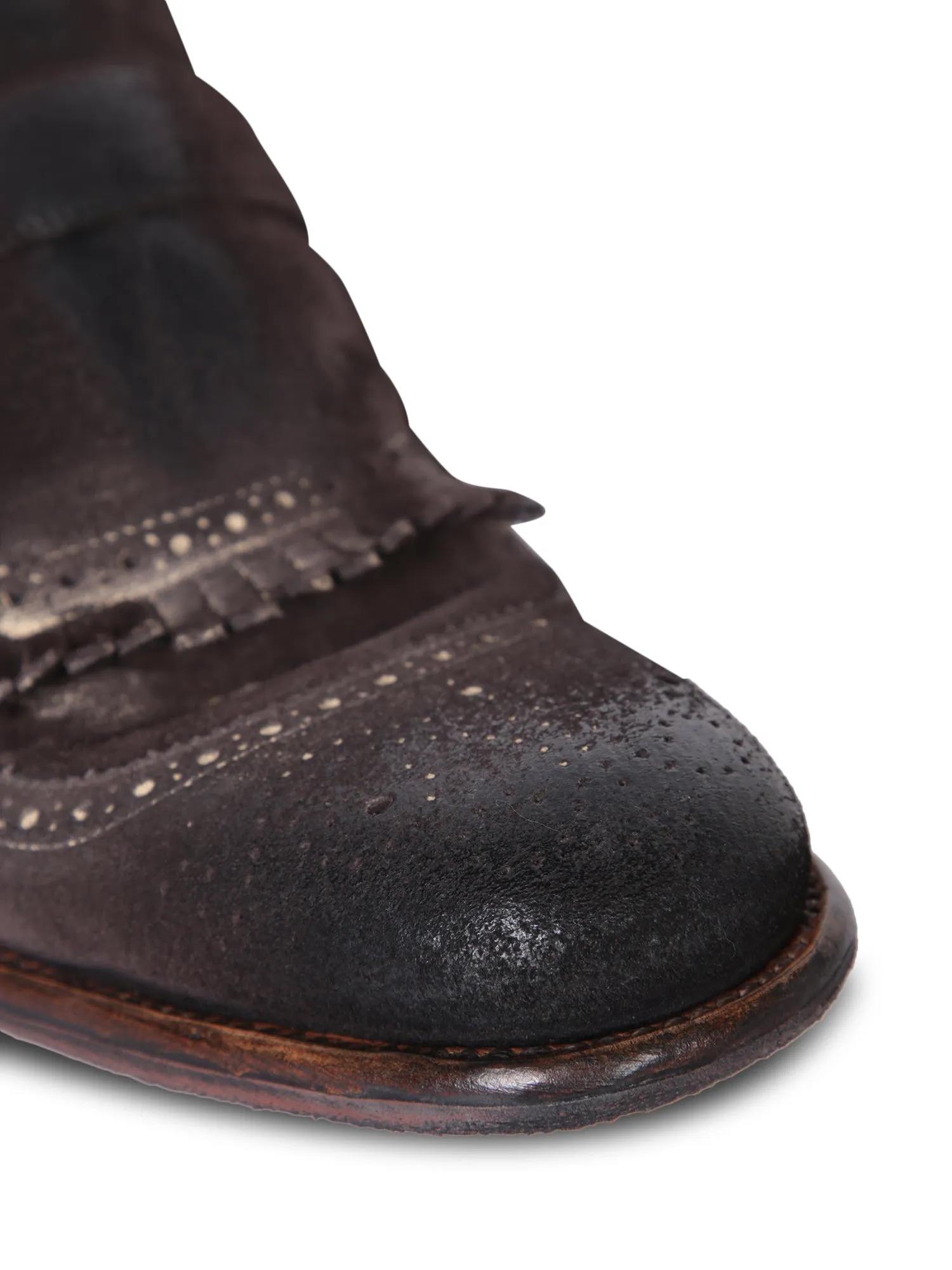 Shanghai Vintage Suede Loafer in Brown
