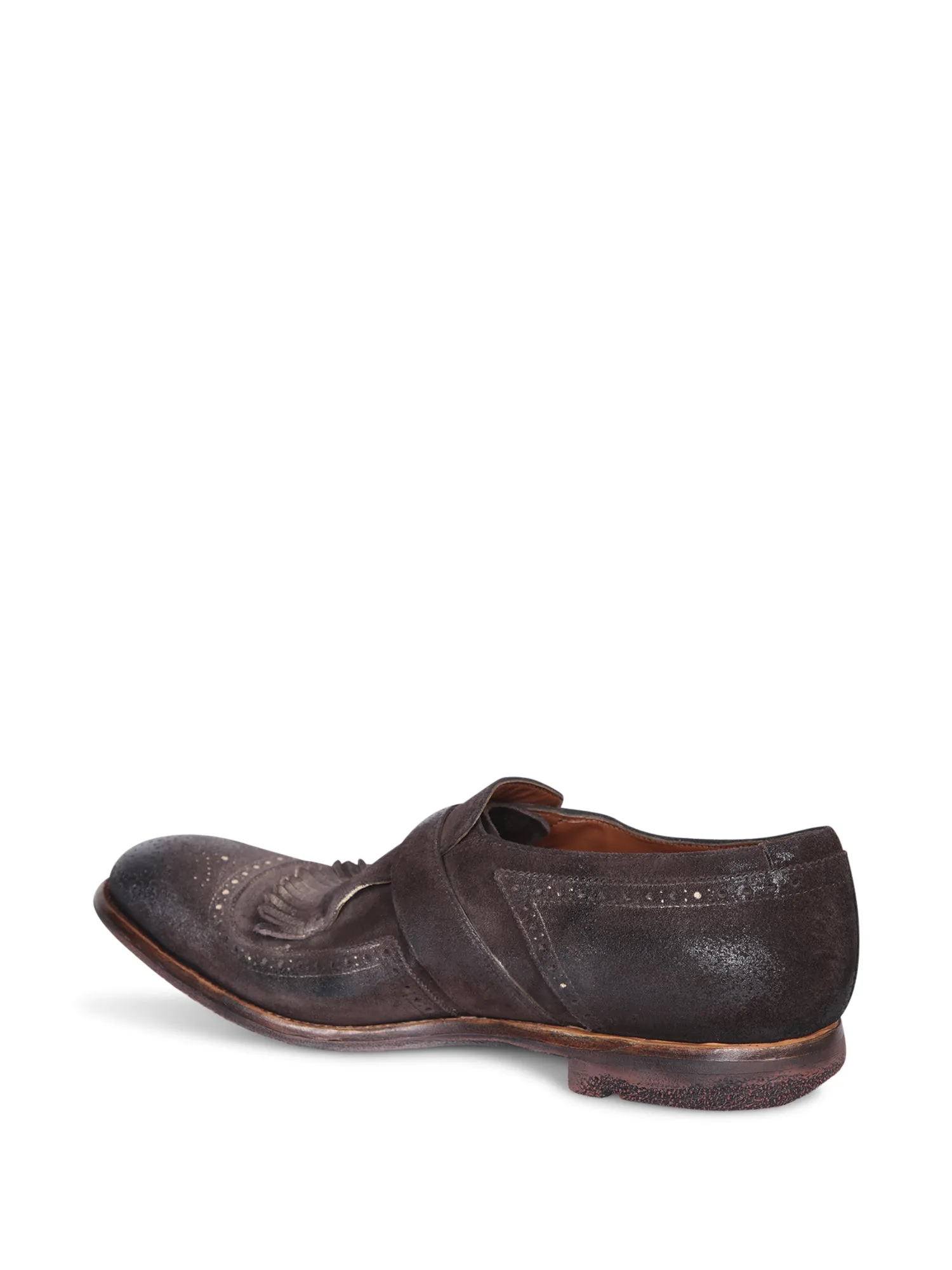 Shanghai Vintage Suede Loafer in Brown